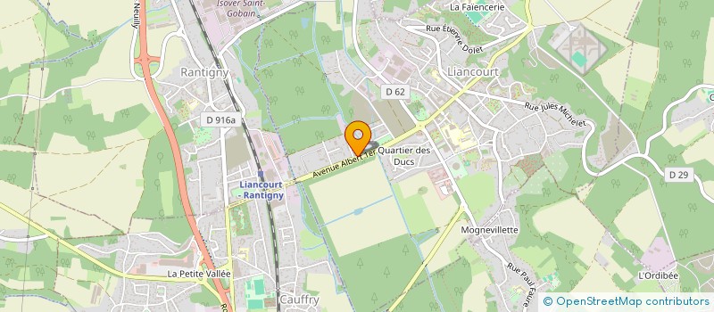 localisation de l'entreprise MONSIEUR JEAN-MICHEL BASTARD  LIANCOURT