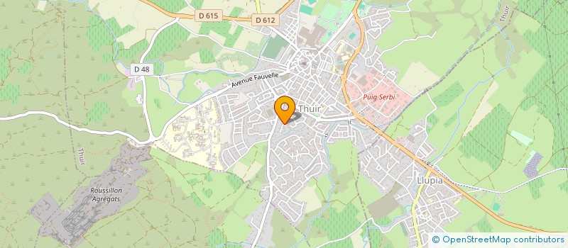 localisation de l'entreprise MONSIEUR JEAN-MICHEL BATAILLE  THUIR