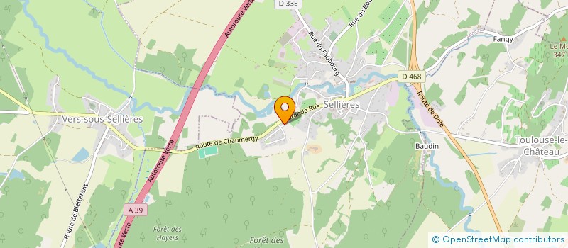 localisation de l'entreprise MONSIEUR JEAN-MICHEL BAUDOUIN  SELLIERES