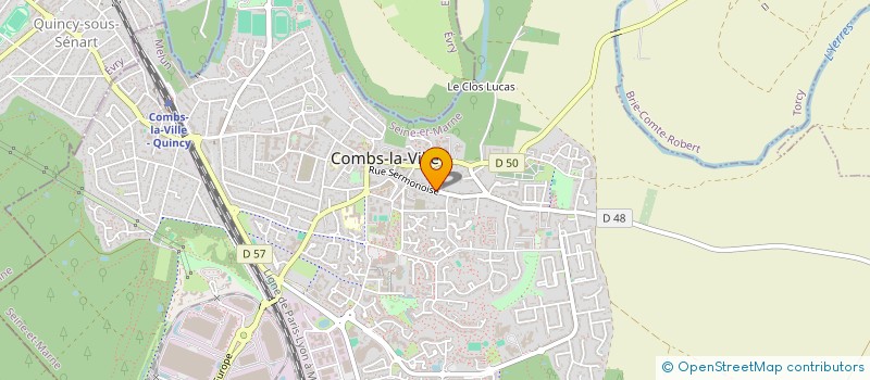 localisation de l'entreprise MONSIEUR JEAN-MICHEL BAUDU  COMBS-LA-VILLE