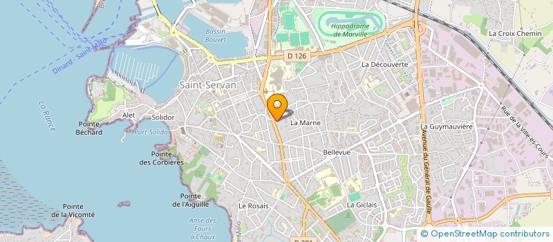 localisation de l'entreprise MONSIEUR JEAN-MICHEL BAUMZECER  SAINT-MALO