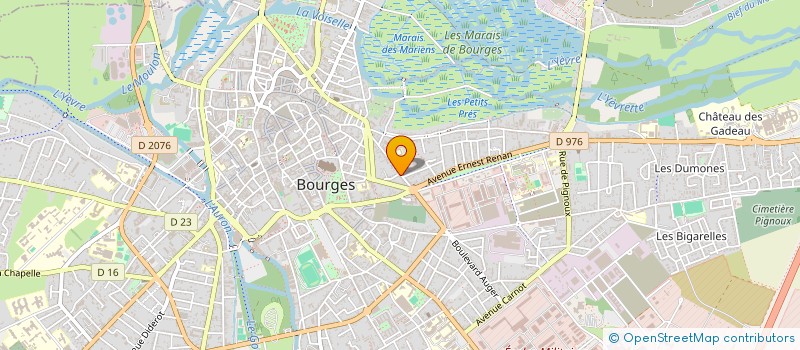 localisation de l'entreprise MONSIEUR JEAN-MICHEL BECHU  BOURGES