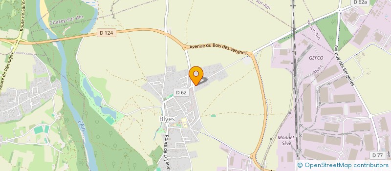 localisation de l'entreprise MONSIEUR JEAN-MICHEL BELLATON  BLYES