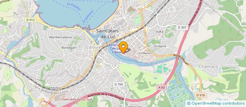 localisation de l'entreprise MONSIEUR JEAN-MICHEL BELLET à SAINT-JEAN-DE-LUZ