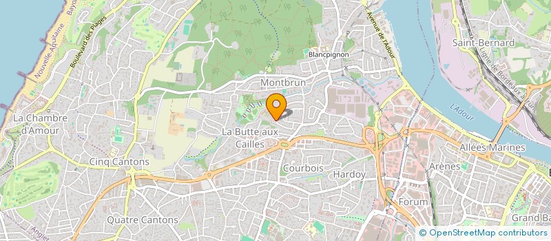 localisation de l'entreprise MONSIEUR JEAN-MICHEL BENAC  ANGLET