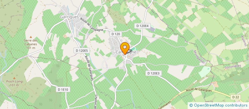 localisation de l'entreprise MONSIEUR JEAN-MICHEL BENASSIS  CAMPAGNE