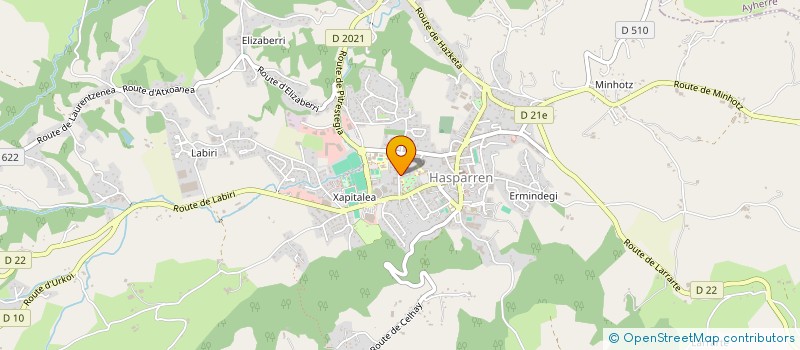 localisation de l'entreprise MONSIEUR JEAN MICHEL BERHOAGUE  HASPARREN