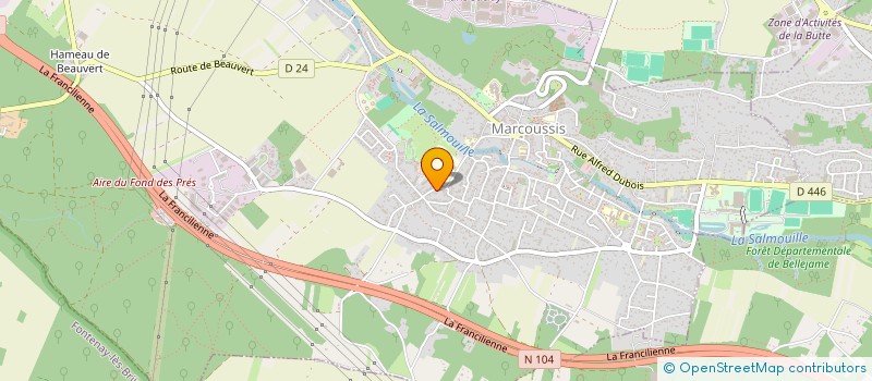 localisation de l'entreprise MONSIEUR JEAN MICHEL BERNARD  MARCOUSSIS