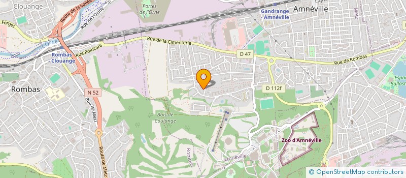 localisation de l'entreprise MONSIEUR JEAN-MICHEL BERNEZET  AMNEVILLE