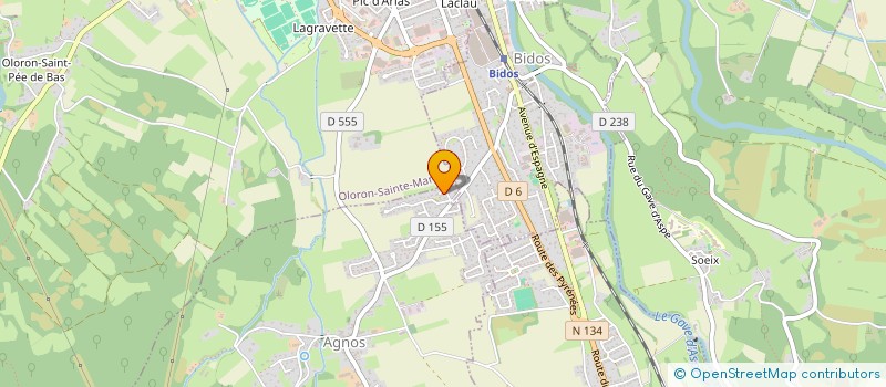 localisation de l'entreprise MONSIEUR JEAN-MICHEL BERRIEX  ESQUIULE