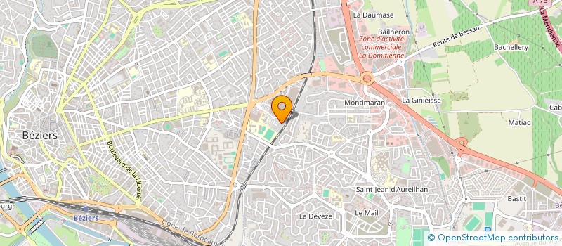 localisation de l'entreprise MONSIEUR JEAN-MICHEL BERTHOL à BEZIERS