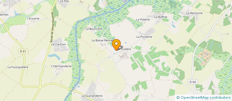 localisation de l'entreprise MONSIEUR JEAN-MICHEL BERTHOME  SAINT-MARS-DE-COUTAIS