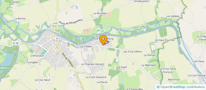 localisation de l'entreprise MONSIEUR JEAN-MICHEL BESLAND  SAINT-JUDOCE