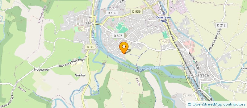 localisation de l'entreprise MONSIEUR JEAN MICHEL BEUILLE  NAY