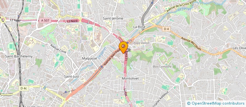 localisation de l'entreprise MONSIEUR JEAN MICHEL BEULIN à MARSEILLE 13