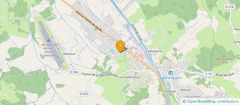 localisation de l'entreprise MONSIEUR JEAN-MICHEL BIDAUT à LORP-SENTARAILLE