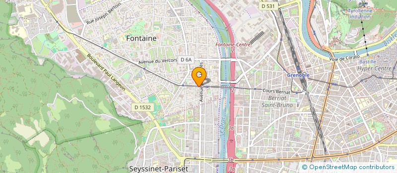 localisation de l'entreprise MONSIEUR JEAN-MICHEL BLANC  FONTAINE