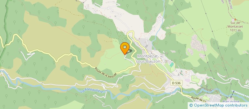 localisation de l'entreprise MONSIEUR JEAN-MICHEL BLANC  MONTPEZAT-SOUS-BAUZON