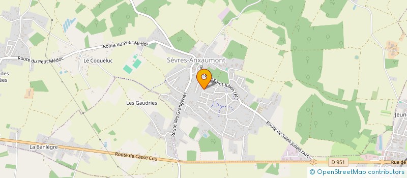 localisation de l'entreprise MONSIEUR JEAN-MICHEL BLANCHARD  SEVRES-ANXAUMONT