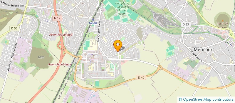 localisation de l'entreprise MONSIEUR JEAN MICHEL BLOT  AVION