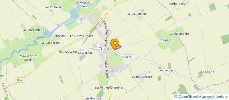 localisation de l'entreprise MONSIEUR JEAN-MICHEL BOISSEAU à CRULAI