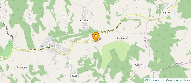 localisation de l'entreprise MONSIEUR JEAN-MICHEL BOISSEILLE  BADEFOLS D'ANS