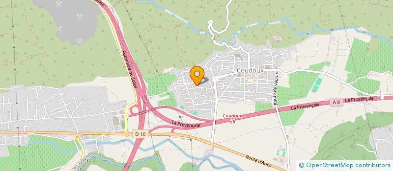 localisation de l'entreprise MONSIEUR JEAN-MICHEL BONHOURE  COUDOUX