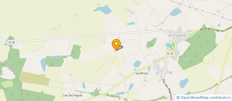 localisation de l'entreprise MONSIEUR JEAN-MICHEL BONNEAU  LE VIGEANT