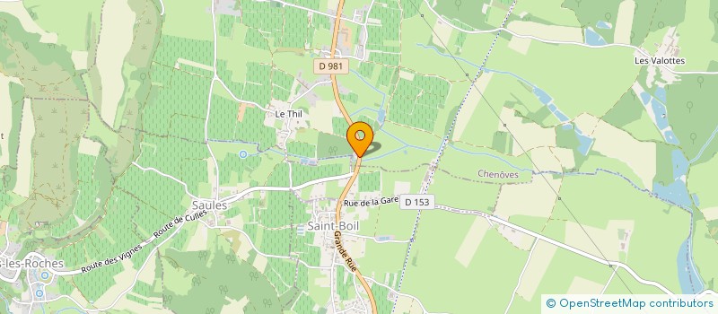 localisation de l'entreprise MONSIEUR JEAN-MICHEL BONNET  CHENOVES