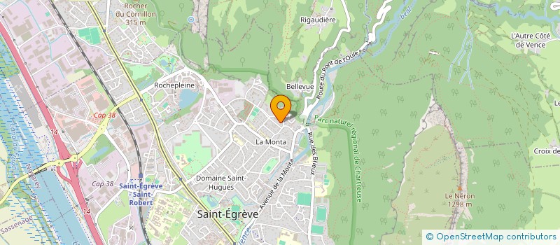 localisation de l'entreprise MONSIEUR JEAN MICHEL BOSIO  SAINT-EGREVE