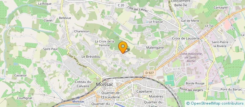 localisation de l'entreprise MONSIEUR JEAN-MICHEL BOUARD à MOISSAC