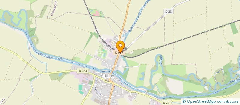 localisation de l'entreprise MONSIEUR JEAN MICHEL BOUILLET  ATTIGNY