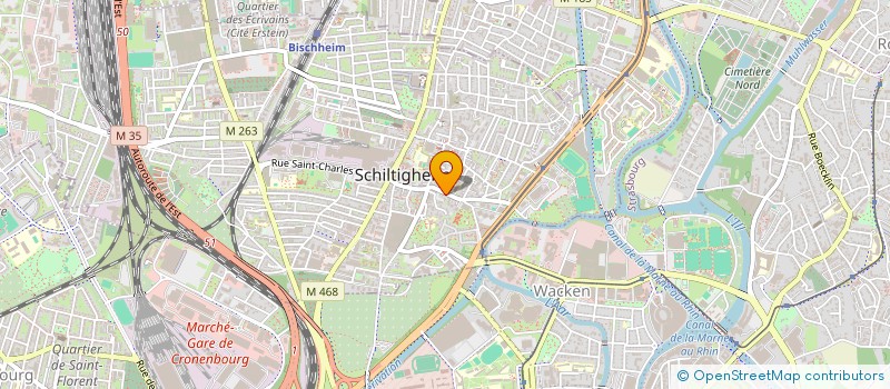 localisation de l'entreprise MONSIEUR JEAN MICHEL BOULOIS  SCHILTIGHEIM