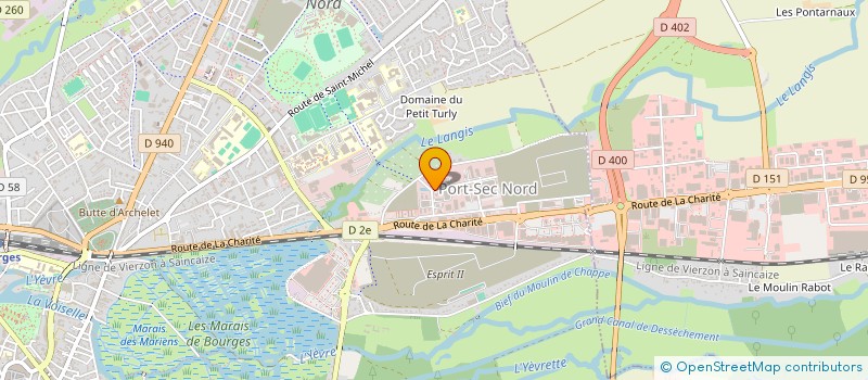 localisation de l'entreprise MONSIEUR JEAN-MICHEL BRECHARD  BOURGES