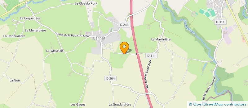 localisation de l'entreprise MONSIEUR JEAN-MICHEL BRELOT  SAINT-JAMES