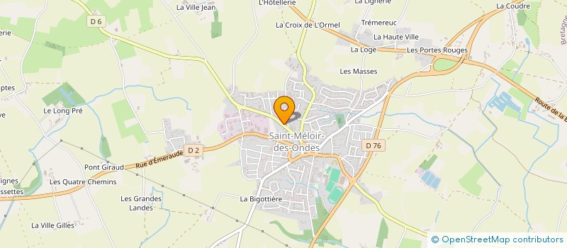 localisation de l'entreprise MONSIEUR JEAN-MICHEL BRUAND à SAINT-MELOIR-DES-ONDES