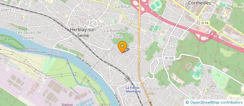 localisation de l'entreprise MONSIEUR JEAN MICHEL BRUMENT à LA FRETTE-SUR-SEINE