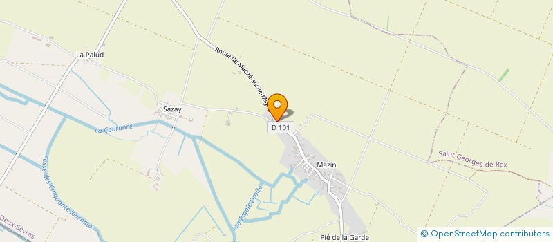 localisation de l'entreprise MONSIEUR JEAN MICHEL BRUNET  SAINT-HILAIRE-LA-PALUD