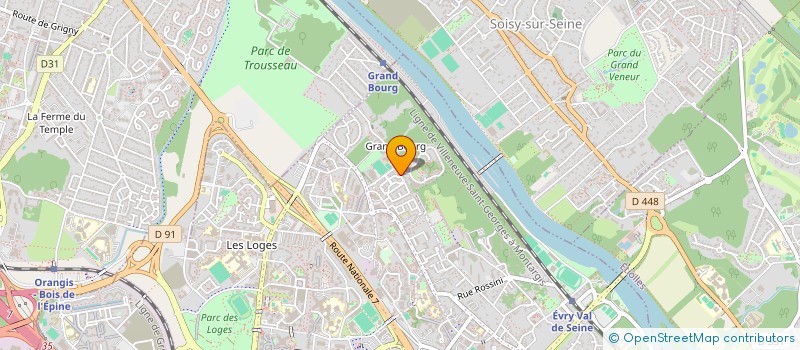 localisation de l'entreprise MONSIEUR JEAN-MICHEL BRUTUS  EVRY-COURCOURONNES