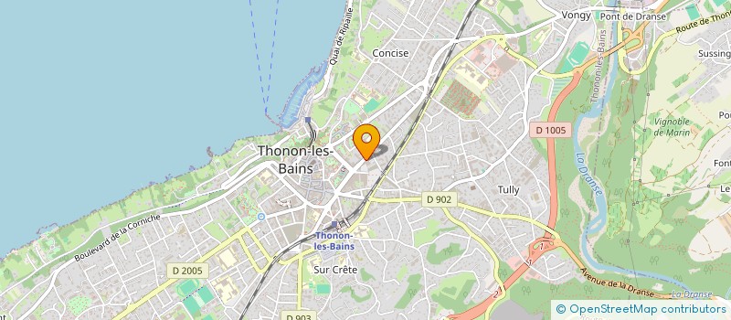 localisation de l'entreprise MONSIEUR JEAN-MICHEL BRUYAT à THONON-LES-BAINS