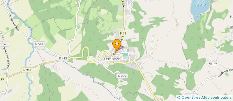 localisation de l'entreprise MONSIEUR JEAN-MICHEL BURGUEZ  LEMBEYE