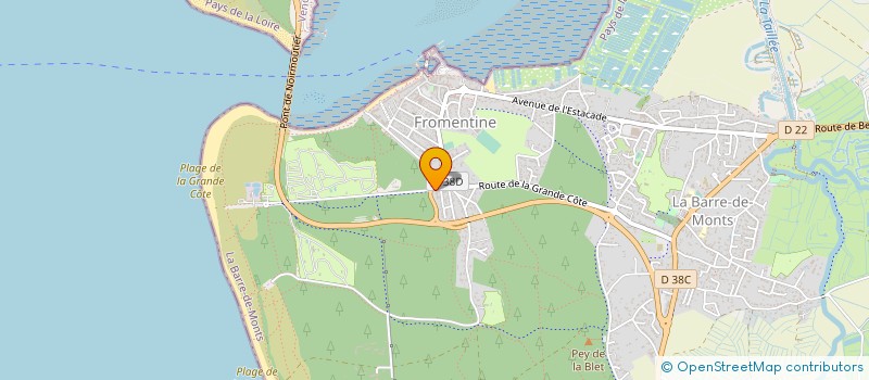 localisation de l'entreprise MONSIEUR JEAN-MICHEL BUTON  LA BARRE-DE-MONTS