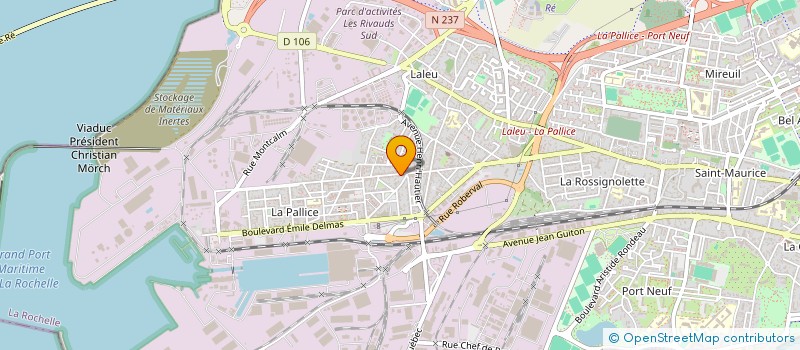 localisation de l'entreprise MONSIEUR JEAN MICHEL CAILLEAU  LA ROCHELLE
