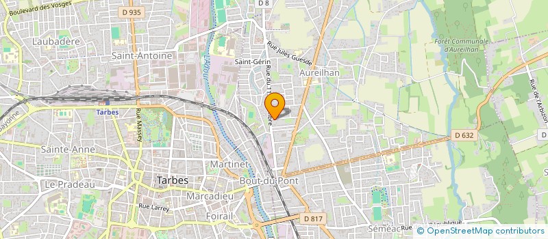 localisation de l'entreprise MONSIEUR JEAN-MICHEL CAMES  AUREILHAN