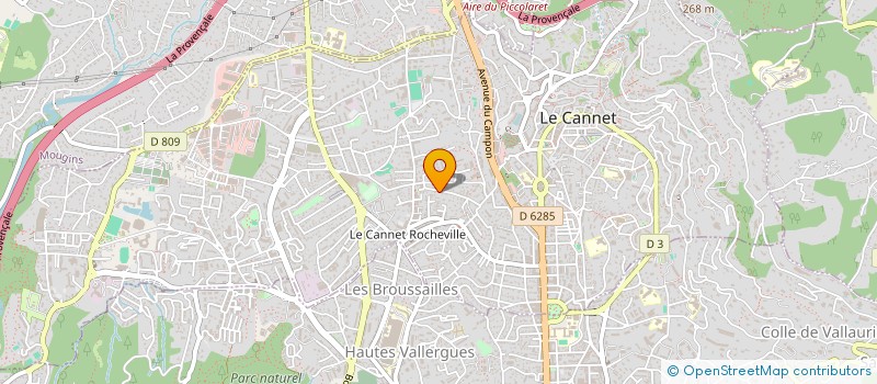 localisation de l'entreprise MONSIEUR JEAN-MICHEL CAMPANA  LE CANNET