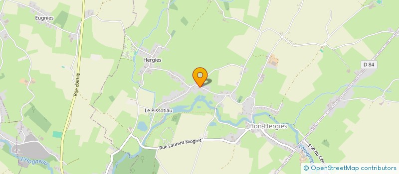 localisation de l'entreprise MONSIEUR JEAN-MICHEL CARLIER  HON-HERGIES