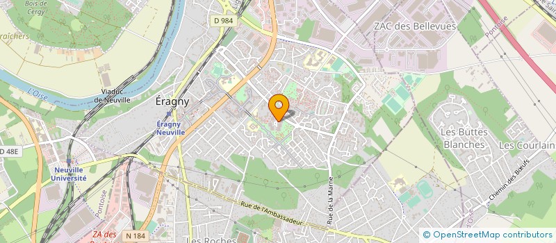 localisation de l'entreprise MONSIEUR JEAN-MICHEL CARO  ERAGNY