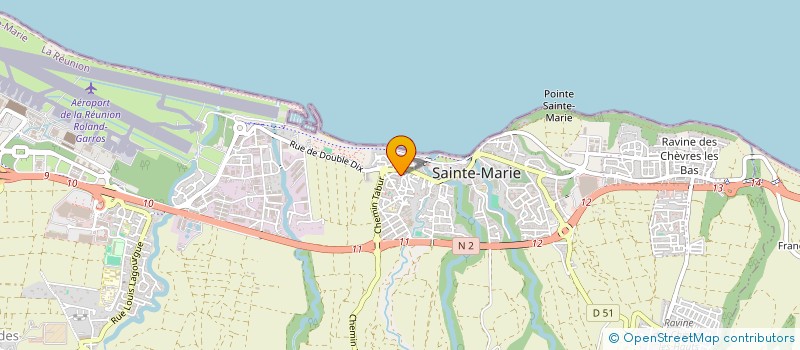 localisation de l'entreprise MONSIEUR JEAN-MICHEL CAROUPAYE  SAINTE-MARIE