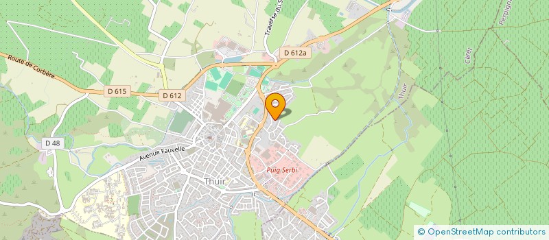 localisation de l'entreprise MONSIEUR JEAN-MICHEL CASTELLO  THUIR