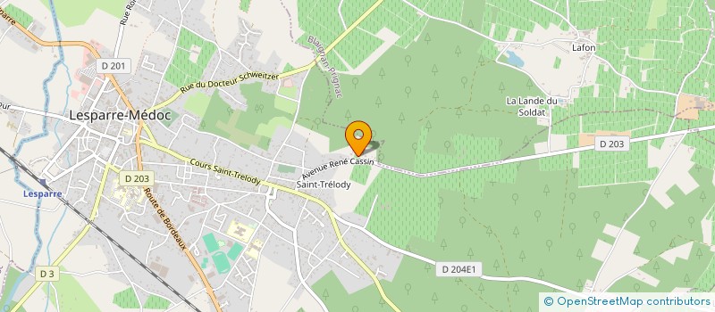 localisation de l'entreprise MONSIEUR JEAN MICHEL CASTERA  LESPARRE-MEDOC